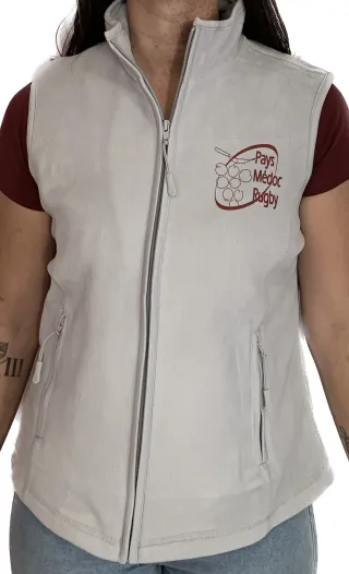 Veste sans manche grise